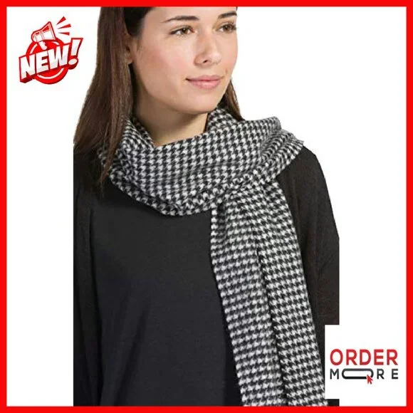 100% Pure Cashmere Winter Scarf 66 x 12 Soft Pill-Resistant